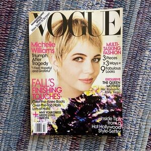 Oct 2009 Vogue Magazine with Michelle Williams Cover